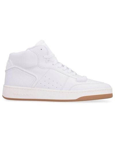 Saint Laurent High-top Trainers - White