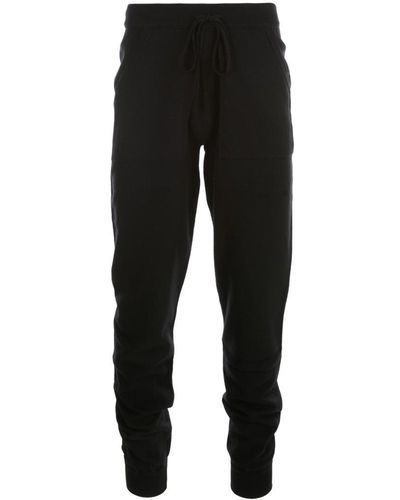 Original Vintage Style Track Trousers Clothing - Black