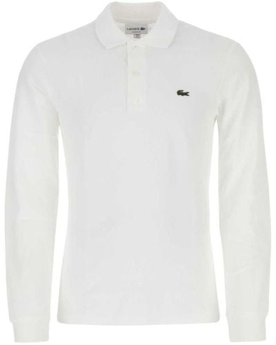Lacoste Piquet Polo Shirt - White