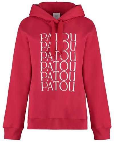 Patou Cotton Hoodie - Red