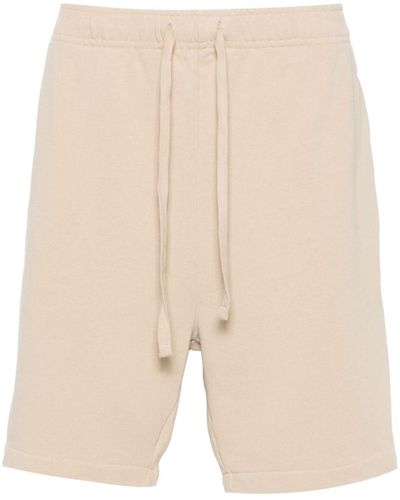 Polo Ralph Lauren Cotton Jersey Bermuda Shorts With Drawstring Waist - Natural