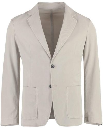 Dondup Single-breasted Two-button Jacket - Grey
