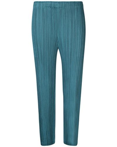 Issey Miyake Trousers - Blue
