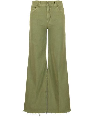 Mother The Roller Fray Jeans - Green