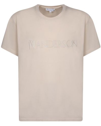 JW Anderson T-Shirts - Natural
