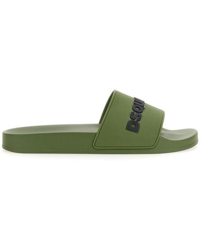 DSquared² Sandal With Logo - Green