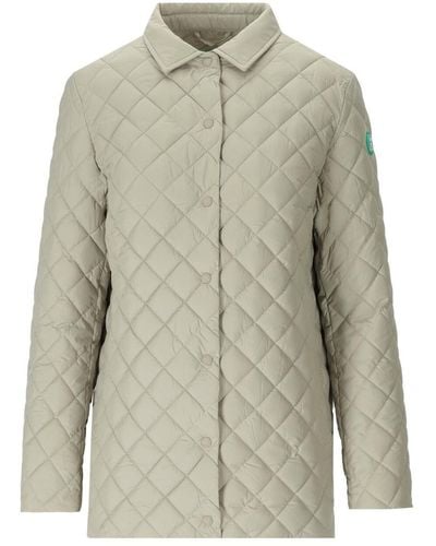 Save The Duck Libra Beige Padded Jacket - Grey
