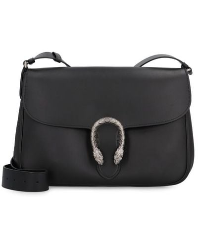 Gucci Dionysus Grained Leather Bag - Black