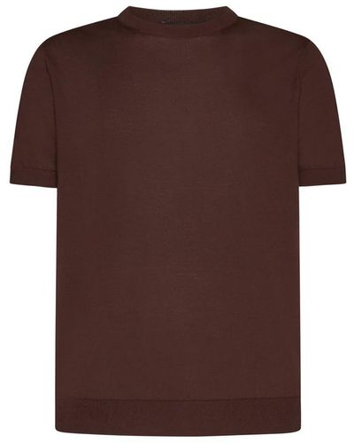 Tagliatore T-shirts And Polos - Brown