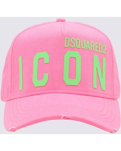 DSquared² And Cotton Icon Baseball Cap - Pink
