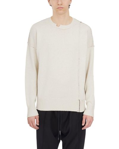 Isabel Benenato Jerseys & Knitwear - White