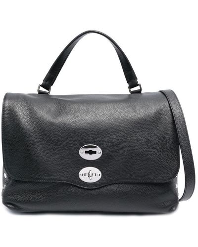 Zanellato Leather Tote Bag - Black