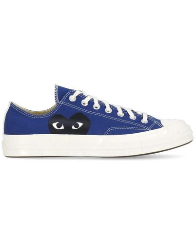 COMME DES GARÇONS PLAY Comme Des Garcons Play Converse Trainers Blue