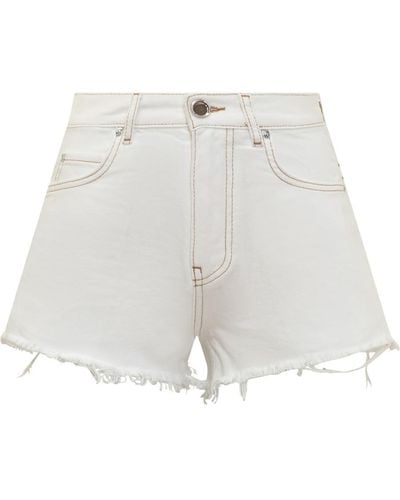 Pinko Honey Bull Shorts - White