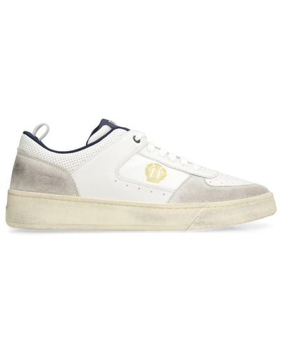 Bally Riweira Leather Low-Top Sneakers - White