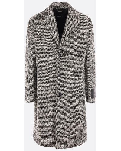 Versace Coats - Gray