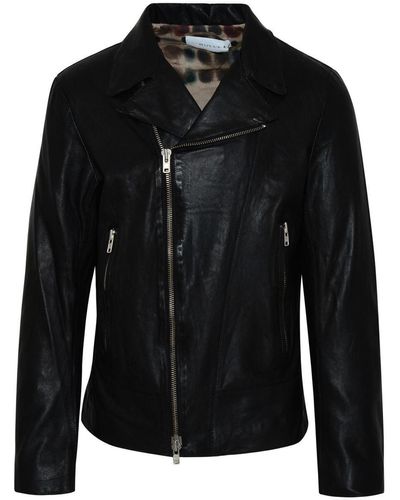 Bully Leather Jacket - Black