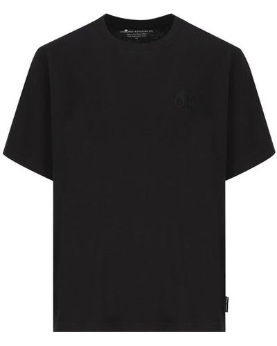 Moose Knuckles T-Shirts And Polos - Black