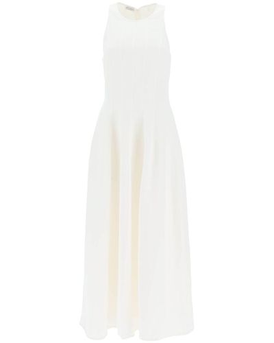 Brunello Cucinelli Twill Dress - White
