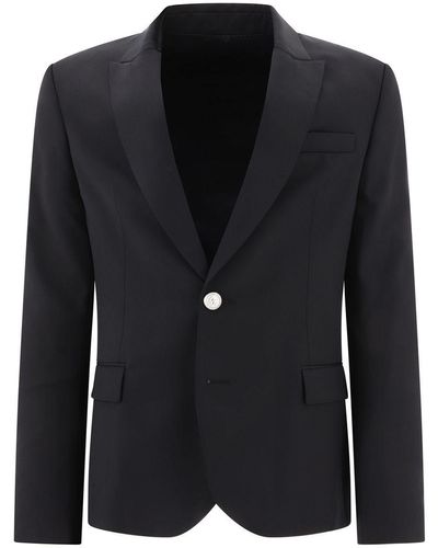 Balmain Single-breasted Jacket - Black