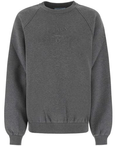Prada Sweatshirts - Gray