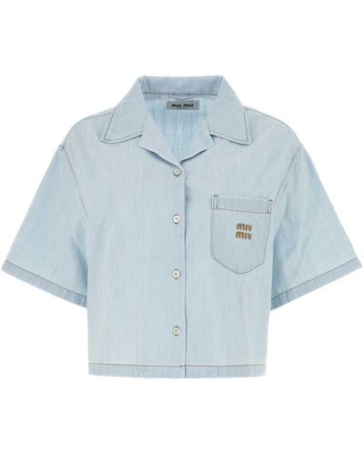 Miu Miu Shirts - Blue