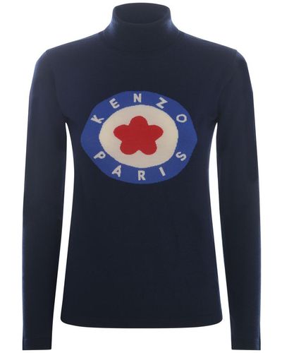 KENZO Pullover " Trget" - Blue