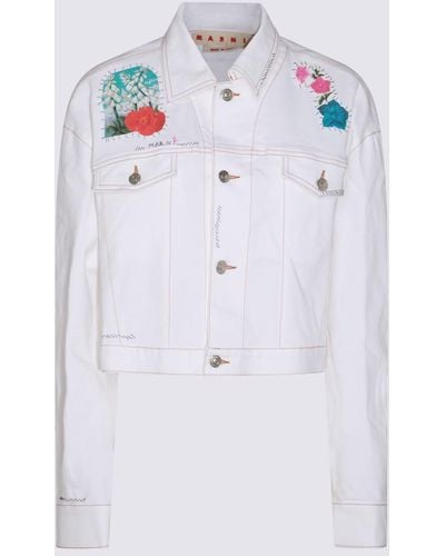 Marni Cotton Casual Jacket - White