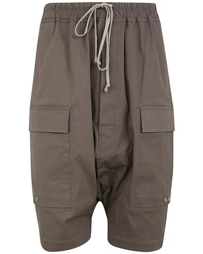 Rick Owens Cargo Pods Shorts Clothing - Gray