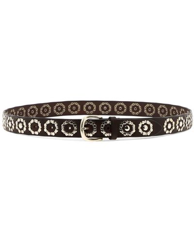 Orciani Belt With Studs - White