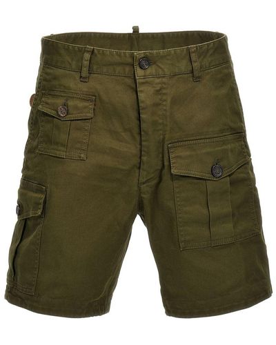 DSquared² 'Sexy Cargo' Bermuda Shorts - Green