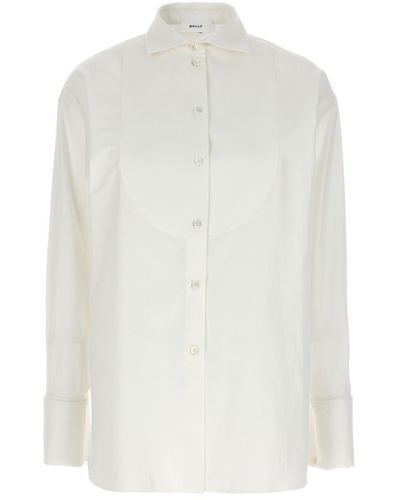 Bally Plastron Shirt Shirt - White