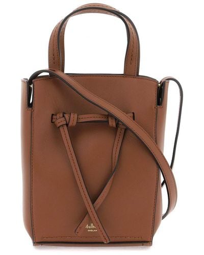 Mulberry Mini Clovelly Tote Bag - Brown