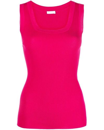 P.A.R.O.S.H. Knitted Tank Top - Pink