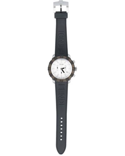 Fendi Rubber Bracelet Watch - Black