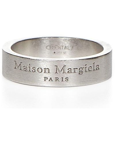 Maison Margiela Logo Ring - Gray