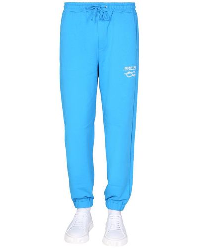 Helmut Lang "knot" jogging Trousers - Blue