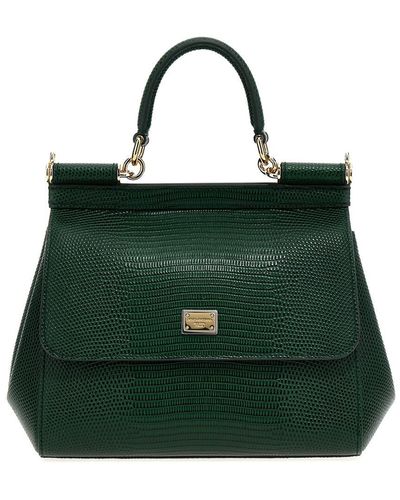 Dolce & Gabbana 'Sicily' Medium Handbag - Green