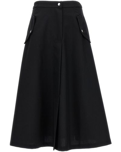Cellar Door 'ari' Midi Skirt - Black