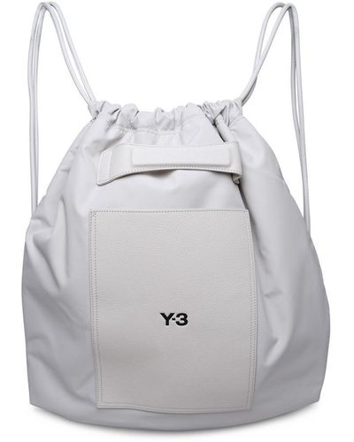 Y-3 Ivory Nylon Bag - Grey