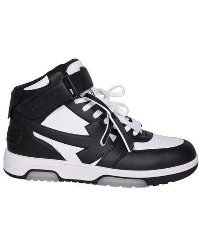 Off-White c/o Virgil Abloh Out Of Office Mid Top Trainers - Black