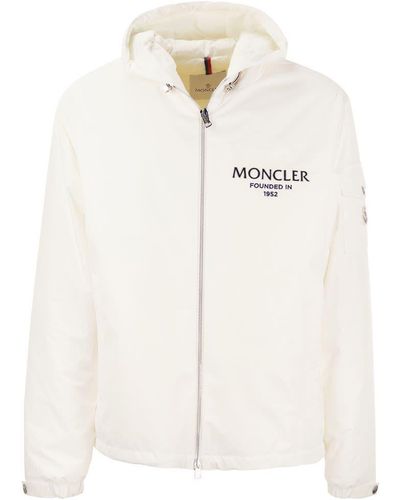 Moncler Granero - Lightweight Down Jacket With Hood - White