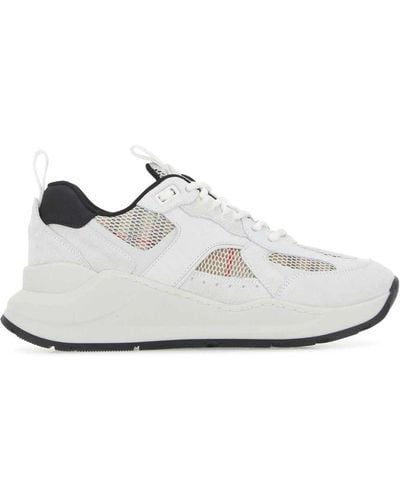 Burberry Leather Sneakers - White