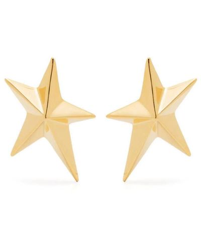 Mugler Maxi Star Stud Earrings - Metallic