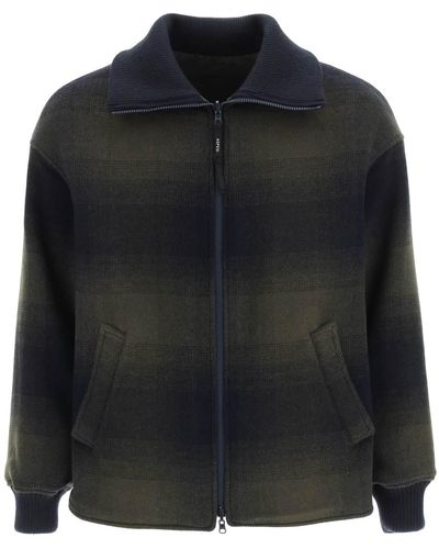 Aspesi Reversible Wool Coat - Black