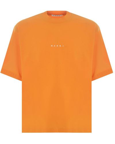 Marni T-Shirts And Polos - Orange