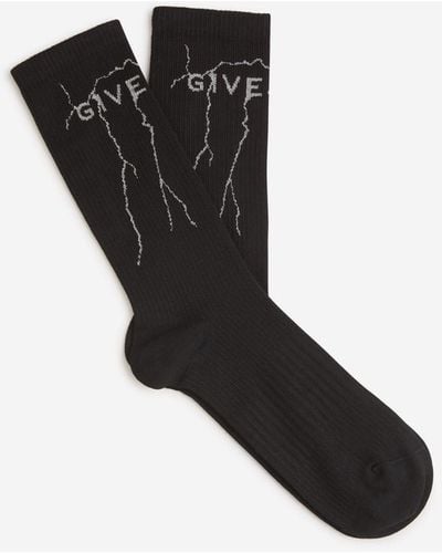 Givenchy Knit Logo Socks - Black