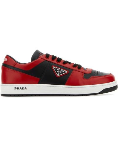 Prada Downtown Low-top Trainers - Red