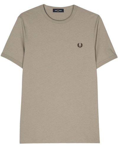 Fred Perry Fp Ringer T-Shirt - Gray
