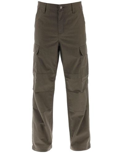 Carhartt Ripstop Cotton Cargo Trousers - Grey